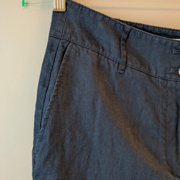 Boden Navy Blue Wide-Leg Pants 14 - Picture 5 of 11